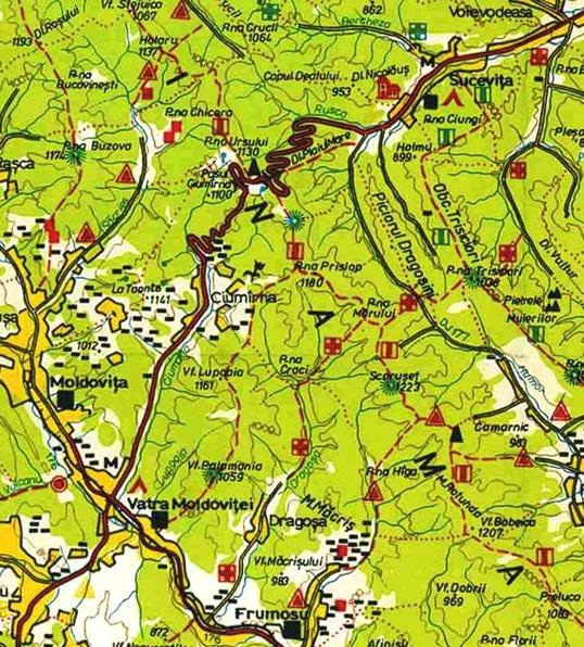 Poiana Mărului între Sucevița si Vatra Moldoviței