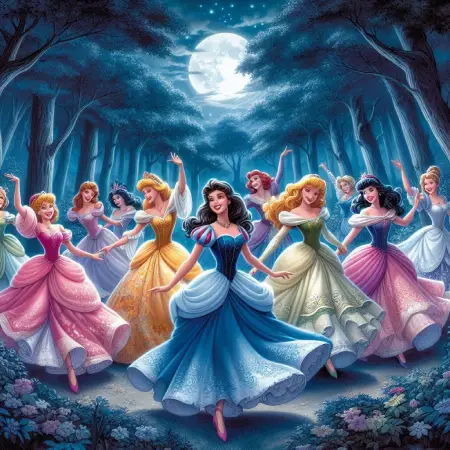 Cele douăsprezece fete de împărat şi palatul cel fermecat